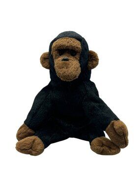 Ty Beanie Babies Congo Plush Monkey Stuffed Animal Black & Brown 6" READ